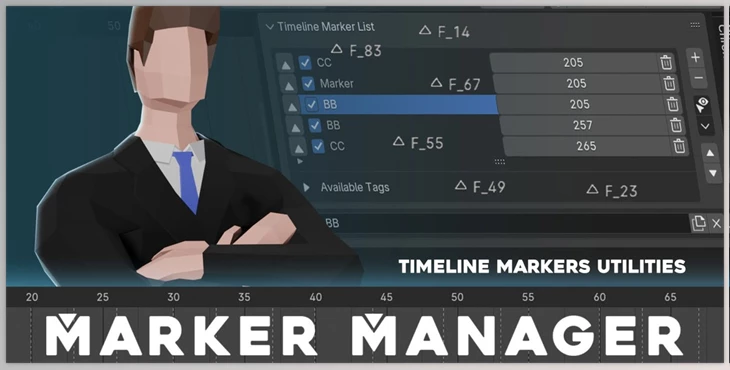 Download Blender Market - Marker Manager - Timeline Marker Utilities v1.0.0