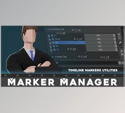 Download Blender Market - Marker Manager - Timeline Marker Utilities v1.0.0