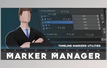Download <span class='badge badge-warning'>Blender</span> Market - Marker Manager - Timeline Marker Utilities v1.0.0