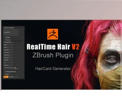 Download Artstation - Real-time Hair ZBrush Plugin v2