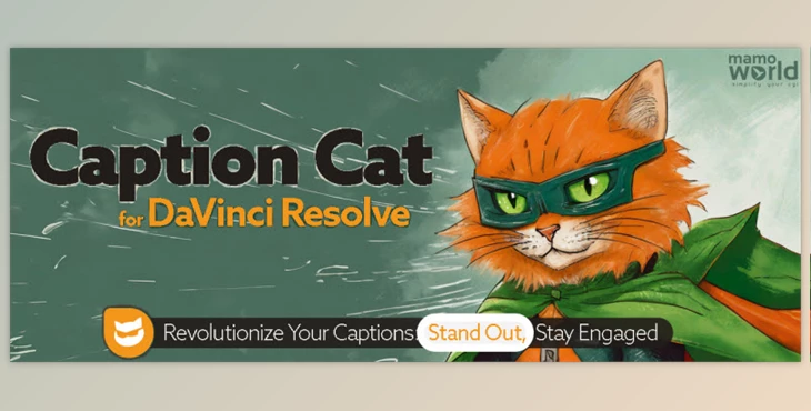 Aescripts - Download Caption Cat for Resolve v1.2.003