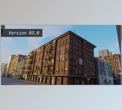 Download Blender Market - Night And Day - Procedural City Buildings 03.0