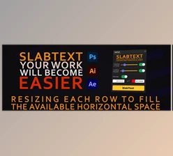 Download Aescripts - SlabText v1.0.1 for PS, AI, AE