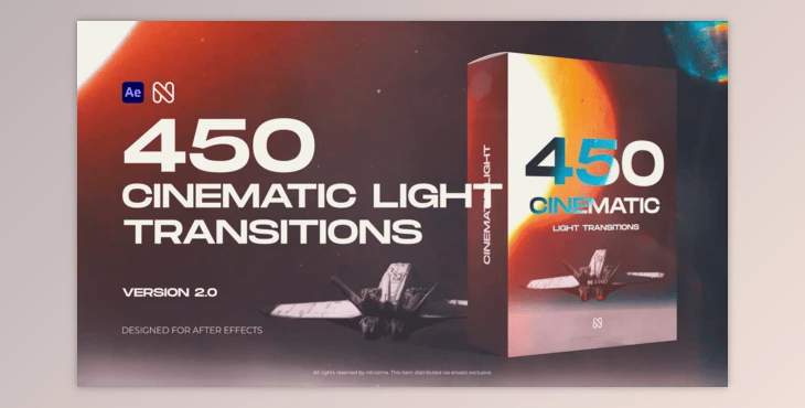 Download Cinematic Light Transitions (Videohive - 56304444) - AE Project