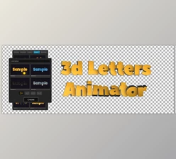 Download Aescripts 3D Letters Animator v1.0