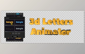 Download <span class='badge badge-warning'>Aescripts</span> 3D Letters Animator v1.0