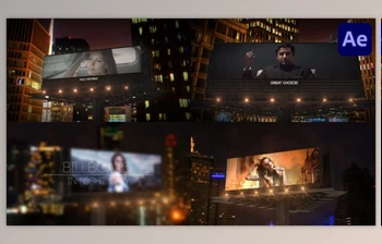 Download Billboard In Night City for <span class='badge badge-warning'>After</span> <span class='badge badge-warning'>Effects</span> (Videohive 56323304) - AE Project