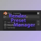 Download Blender Market - Render Preset Manager v3.0.0