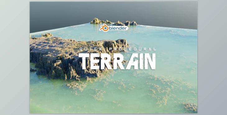 Download Blender Market - Quick Procedural Terrain & Water Addon v1.0
