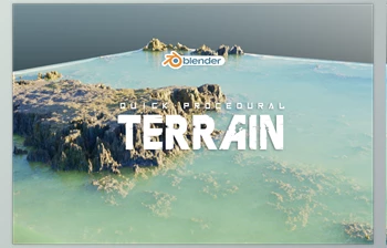 Download <span class='badge badge-warning'>Blender</span> Market - Quick Procedural Terrain & Water Addon v1.0