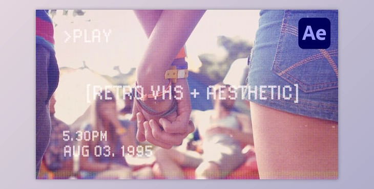 Download Retro VHS Aesthetic Titles (Videohive 56475922) - AE Project