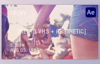 Download Retro VHS <span class='badge badge-warning'>Aesthetic</span> Titles (Videohive 56475922) - AE Project