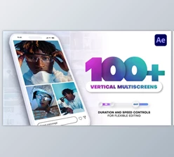 Download Vertical Multiscreen Transitions (Videohive 56585246) - AE Project