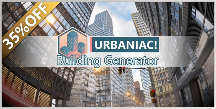 Download Blender Market - URBANIAC! Building Generator v0.31