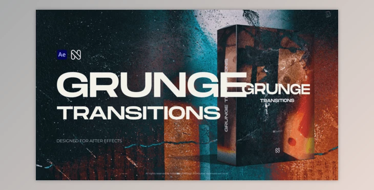 Download Grunge Transitions (Videohive 56629501) - AE Project