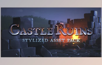 Download <span class='badge badge-warning'>Blender</span> Market - Stylized Castle Ruins Asset Pack