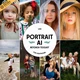 Download The Luxe Lens - Luxe Portrait AI Adaptive Retouch Toolkit Lightroom Presets – Desktop & Mobile