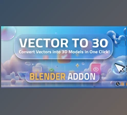 Download Blender Market - Vector to 3D v1.0.0