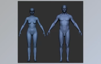 Download Gumroad - Pro Male and Female <span class='badge badge-warning'>Basemesh</span> 45K