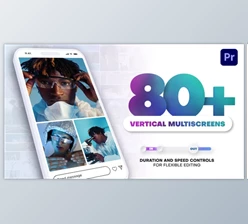 Download Vertical Multiscreen Transitions (Videohive 56656686) - PR Project