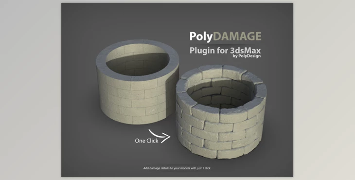 Download Cgtrader - PolyDamage v1.52 for 3dsmax