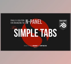 Blender - Download Simple Tabs v1.2.5