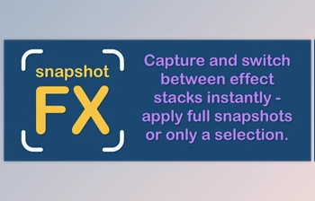 <span class='badge badge-warning'>Aescripts</span> - Download Snapshot FX v1.08