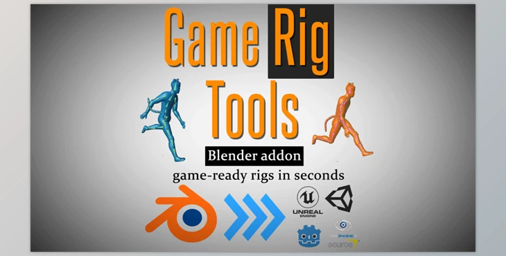 Download Blender Market - Game Rig Tools 4.2/4.3 for Blender