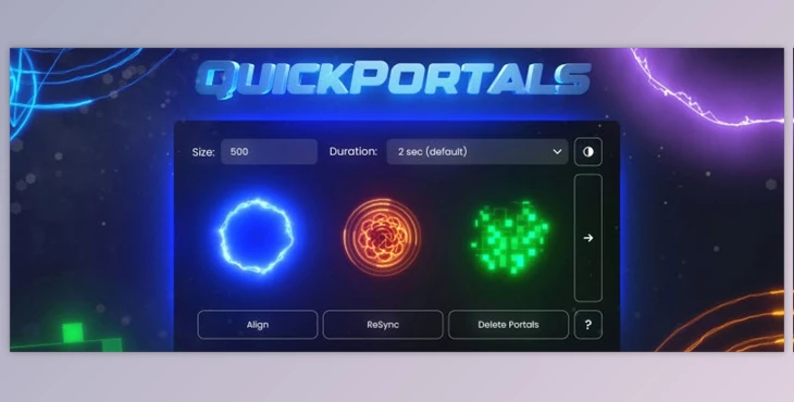 Download Aescripts - QuickPortals v1.0.0
