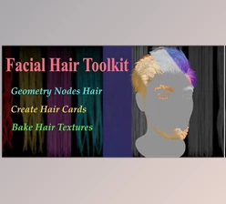 Blender - Download Facial Hair Toolkit for Blender v2.2.4