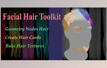 <span class='badge badge-warning'>Blender</span> - Download Facial Hair Toolkit for <span class='badge badge-warning'>Blender</span> v2.2.4