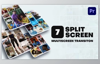 Download Vertical Multiscreen Transition - 7 Split Screen (<span class='badge badge-warning'>Videohive</span> 56895522) - PR <span class='badge badge-warning'>Project</span>