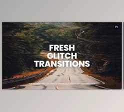 Download Glitch Transitions Premiere Pro (Videohive 56900496) - PR Project