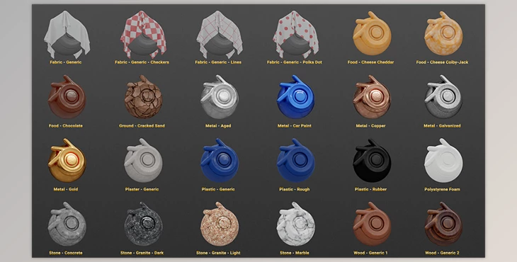Download Blender Market - Blender Procedural Shader Pack v4.2