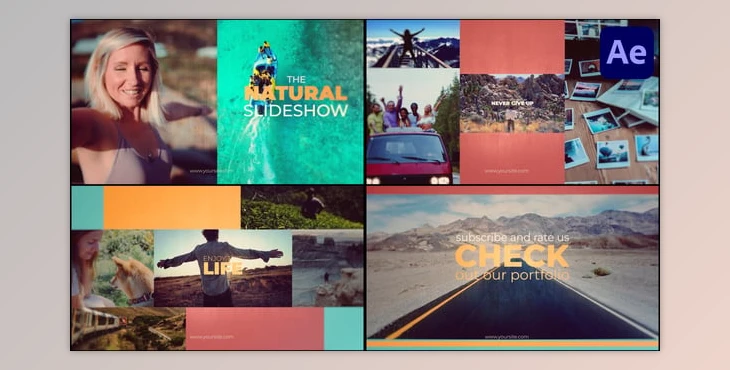 Download Natural Multiscreen Slideshow for After Effects (Videohive 56918815) - AE Project
