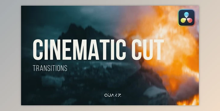 Download Cinematic Cut Transitions for Davinci Resolve (Videohive 56977714)