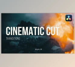 Download Cinematic Cut Transitions for Davinci Resolve (Videohive 56977714)