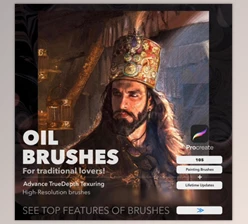 Gumroad - Download Procreate brushes Oil’s Powerpack for traditional Lovers!