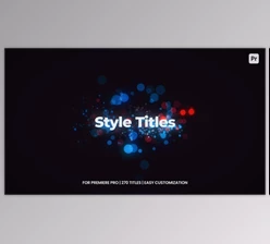 Download Style Titles For Premiere Pro (Videohive 57061800) - PR Project