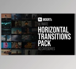 Download Horizontal Transitions Pack MOGRTs (Videohive 57142176) - PR Project