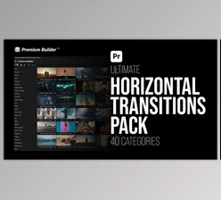 Download Horizontal Transitions Pack for Premiere Pro (Videohive 57096096) - PR Project