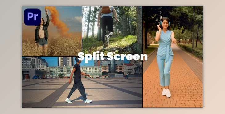 Download SplitScreen Opener Slideshow | MOGRT (Videohive 57176489) - PR Project