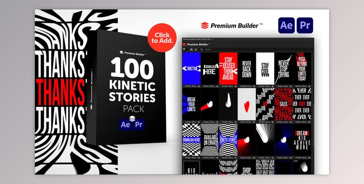 Download Kinetic Stories Pack (Videohive 51008225) - AE Project