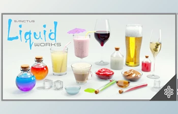 Blender Market - Download Sanctus Liquid Works - Procedural Materials And Assets <span class='badge badge-warning'>v1.0.1</span>