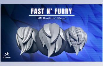 Fast N' Furry - Download IMM Brush for ZBrush <span class='badge badge-warning'>2022</span>