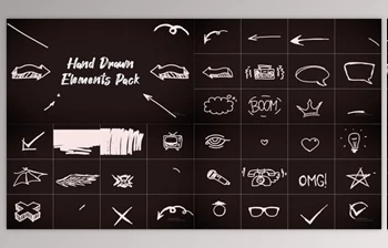 Download Hand Drawn Elements <span class='badge badge-warning'>Pack</span> (<span class='badge badge-warning'>Videohive</span> 57189729)
