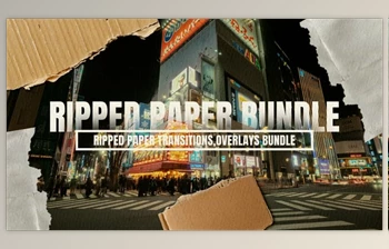 Download Ripped Paper Transitions & Overlays <span class='badge badge-warning'>Bundle</span> (<span class='badge badge-warning'>Videohive</span> 57201221)