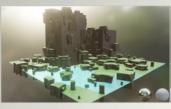 Download Low Poly Environment Builder <span class='badge badge-warning'>Blender</span> Addon v1.4