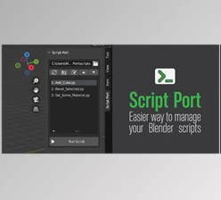 Blender Market - Download Script Port v1.0 - Manage Python Scripts In Blender
