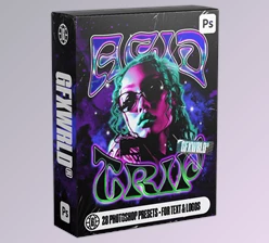 GFXWRLD - Download Acid Trip Text Styles Pack (Vol. 2)